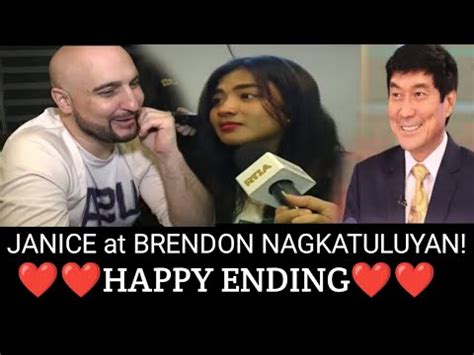 janice chua and brendon la salle|happy ending brendon la salle with Janice Chua .